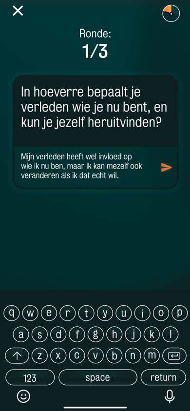 Reveal preview door CMGT student Jenoah Kers